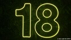 18th Neon Sign