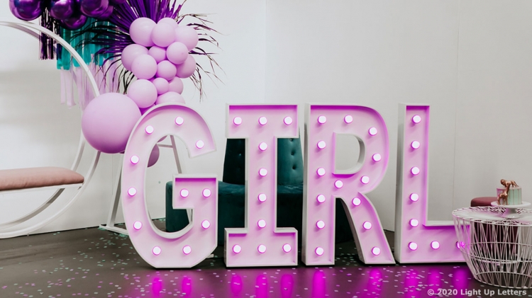 GIRL Light Up Letters GIRL Light Up Letters