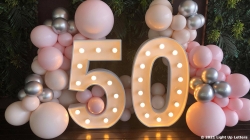 50th Light Up Numbers 50th Light Up Numbers