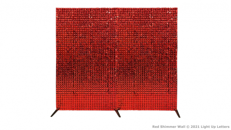 Red Shimmer Backdrop