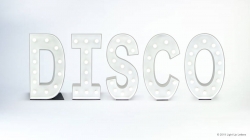 DISCO Light Up Letters