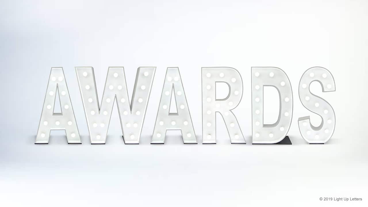 Awards Light Up Letters