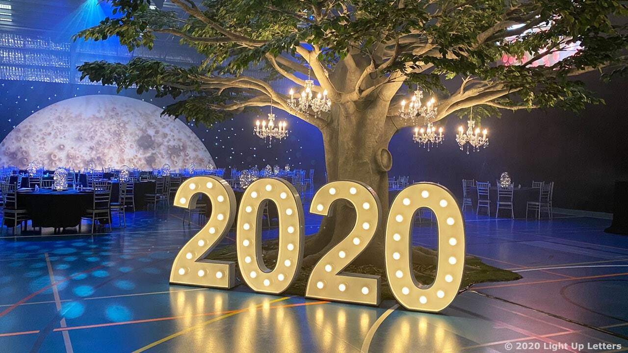 Graduation and New Years Eve Light Up Numbers