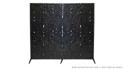 Black Sparkle Shimmer Backdrop
