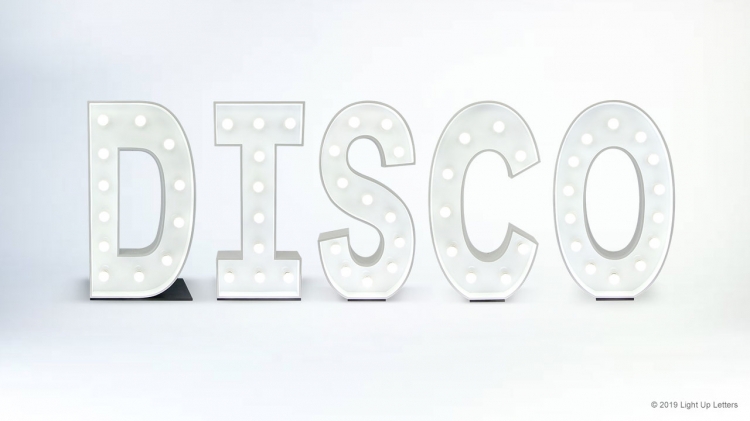 DISCO Light Up Letters DISCO Light Up Letters
