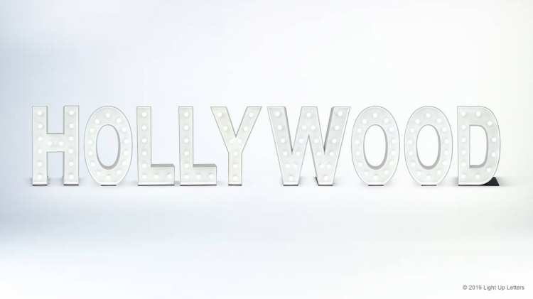 HOLLYWOOD Light Up Letters