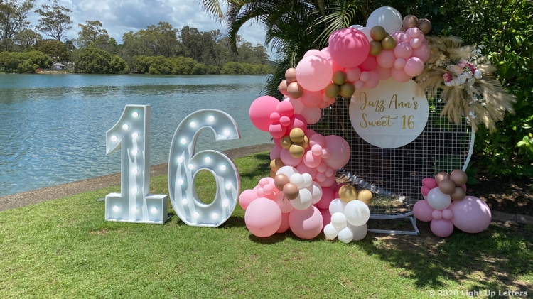 16th Light Up Numbers